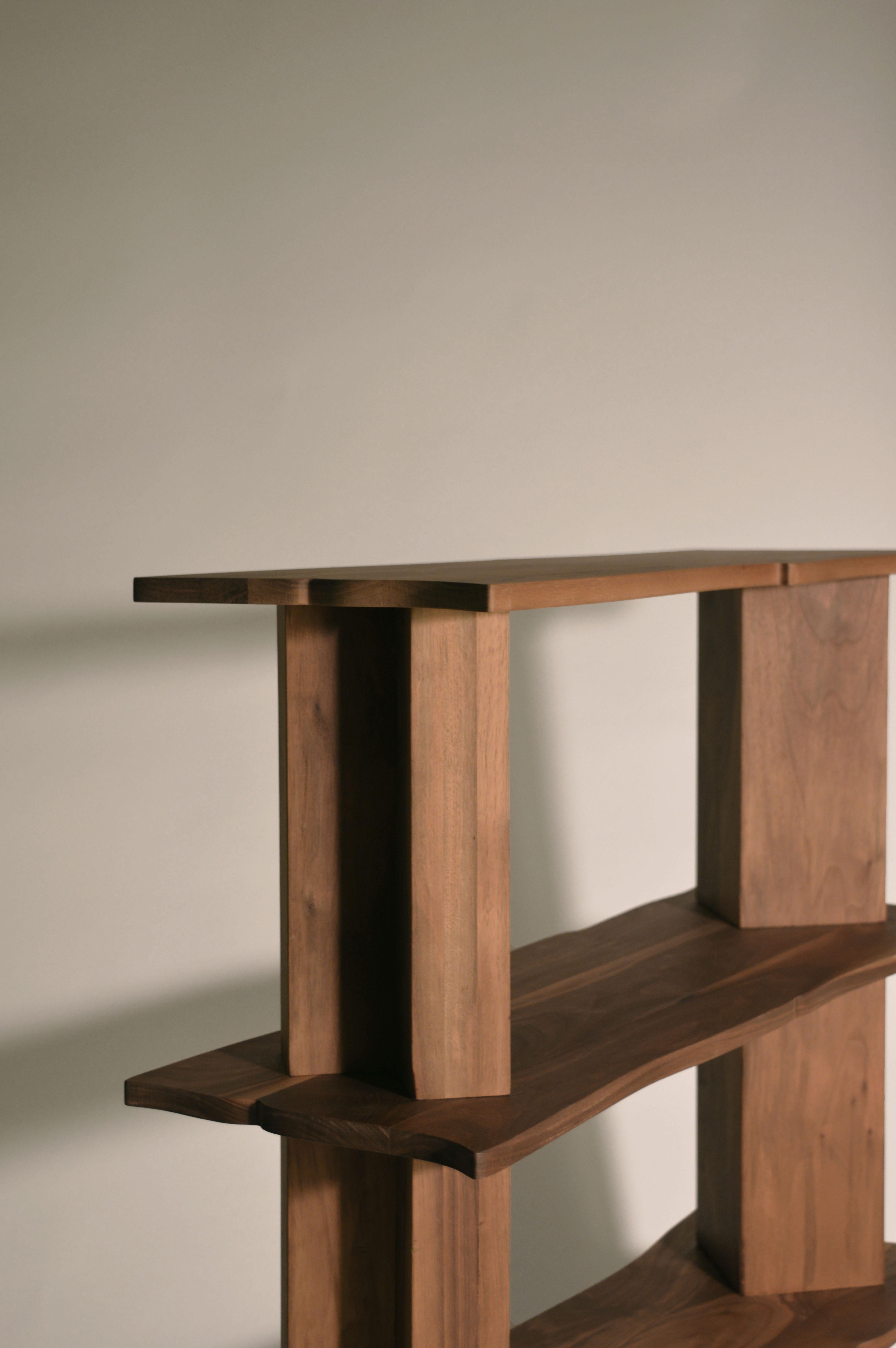 black walnut shelf