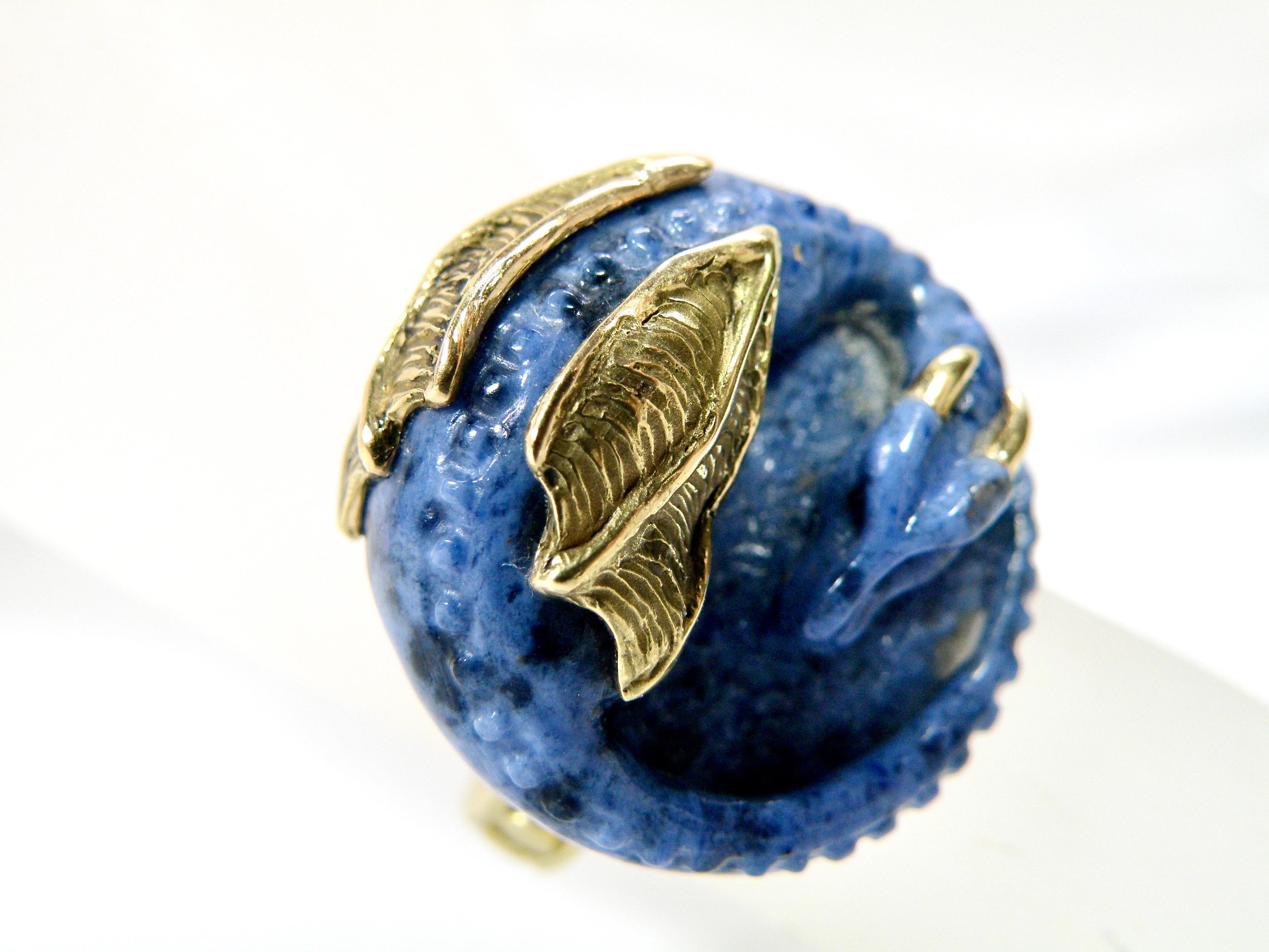 blue dragon ring