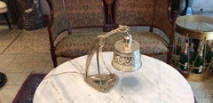 Dragon Table Lamp, 1900, Austria, Silver Plated Metal "Jugendstil, Art Nouveau"