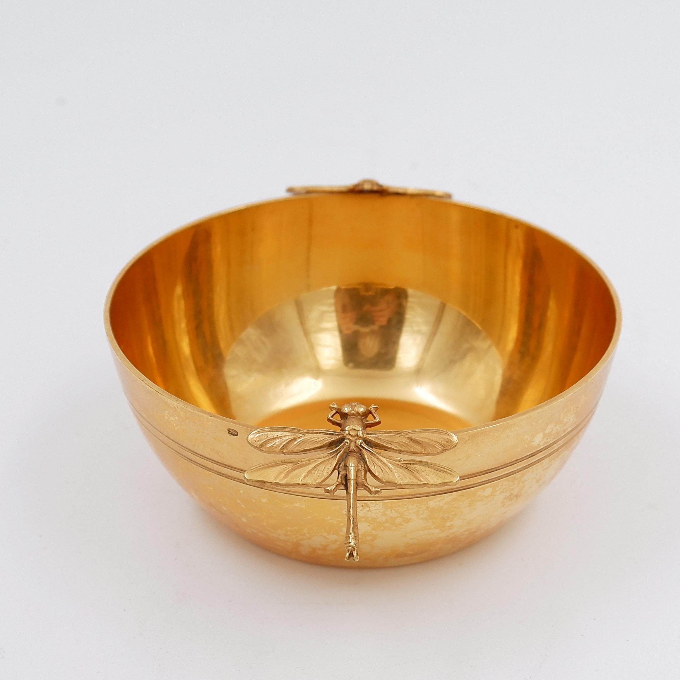 Metal Dragonfly Bowl For Sale