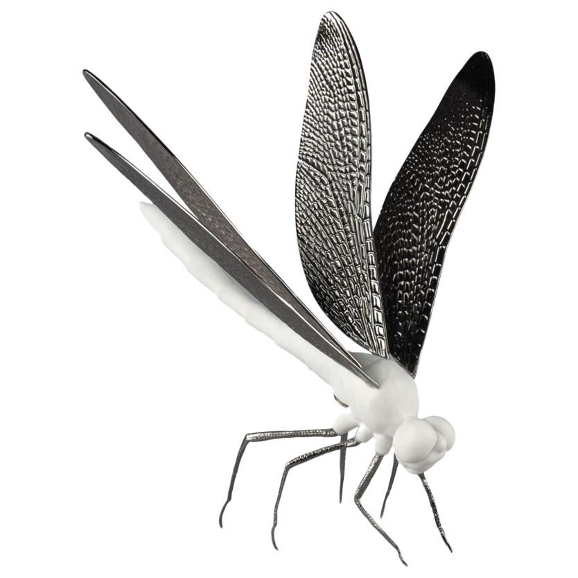 Lladró Dragonfly Figurine, Matte White