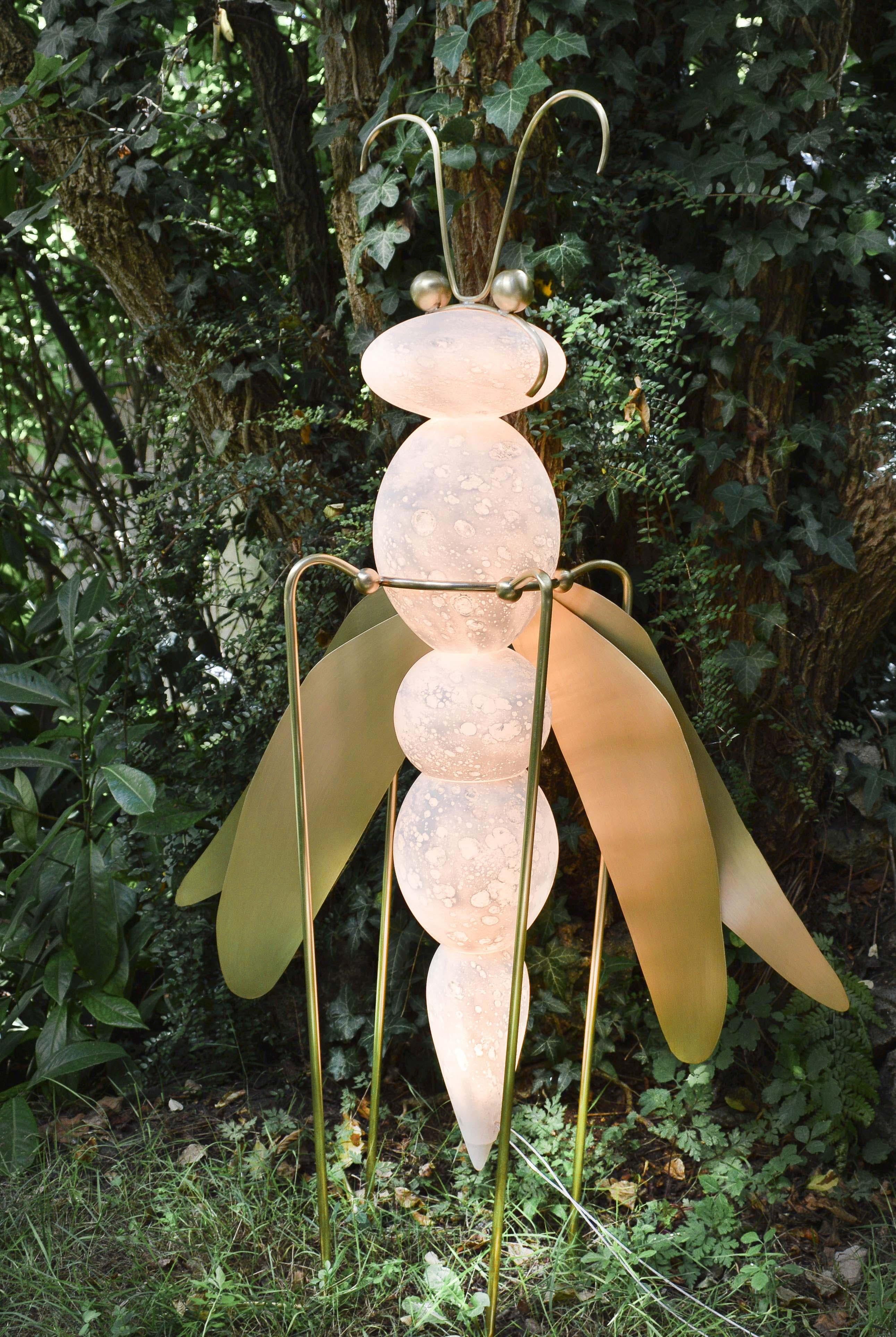 Dragonfly, Floor Lamp Sculpture, Vincent Darré and Ludovic Clément d’Armont 1