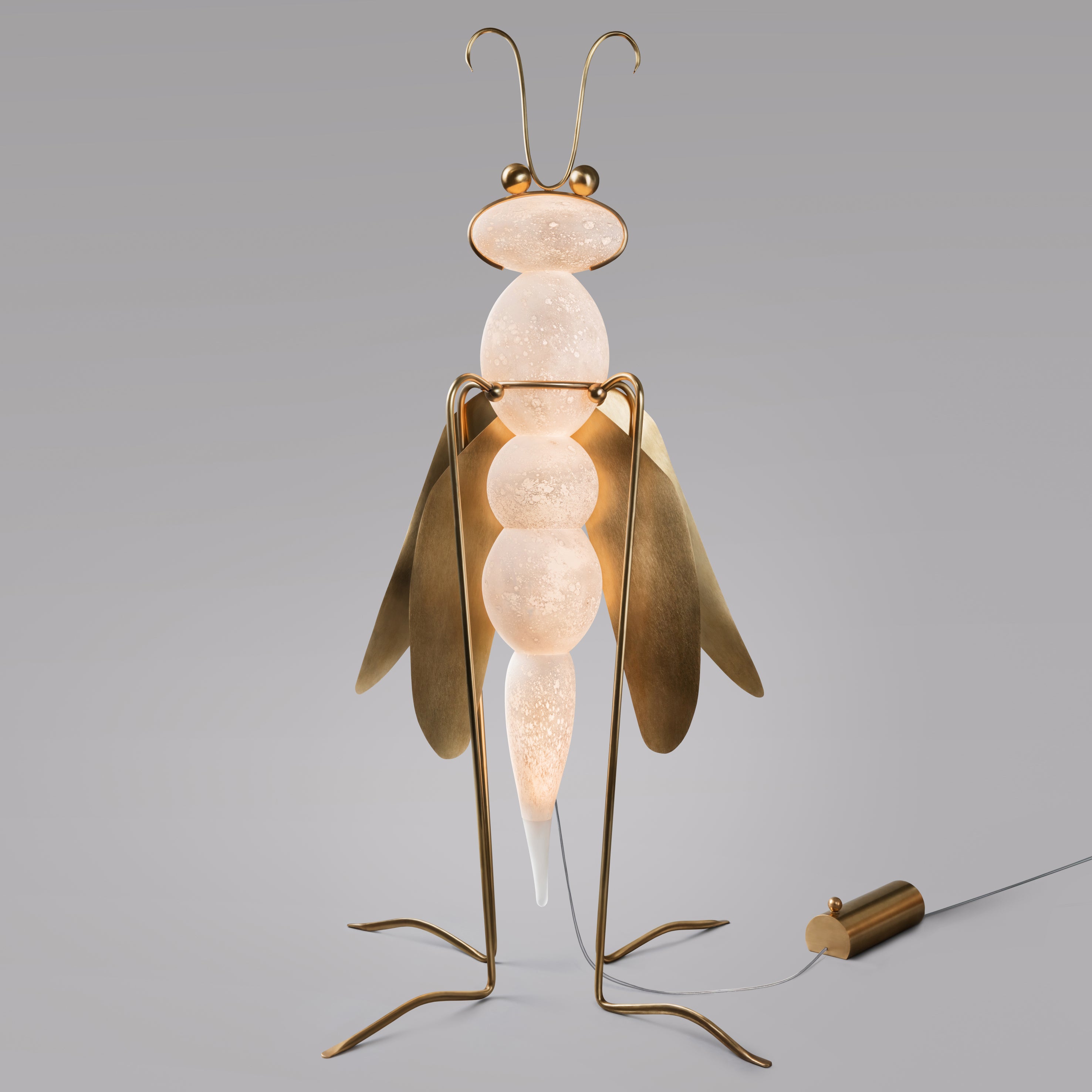 Dragonfly, Floor Lamp Sculpture, Vincent Darré and Ludovic Clément D’armont