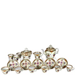 Dragons in Compartments Porcelain Tea Set David and Peggy Rockefeller Collection