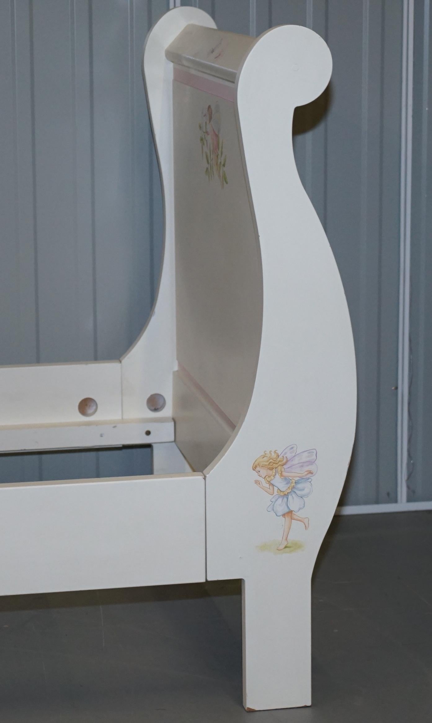 Dragons of Walton Street Chelsea Hand Painted Girls Bed Frame 6