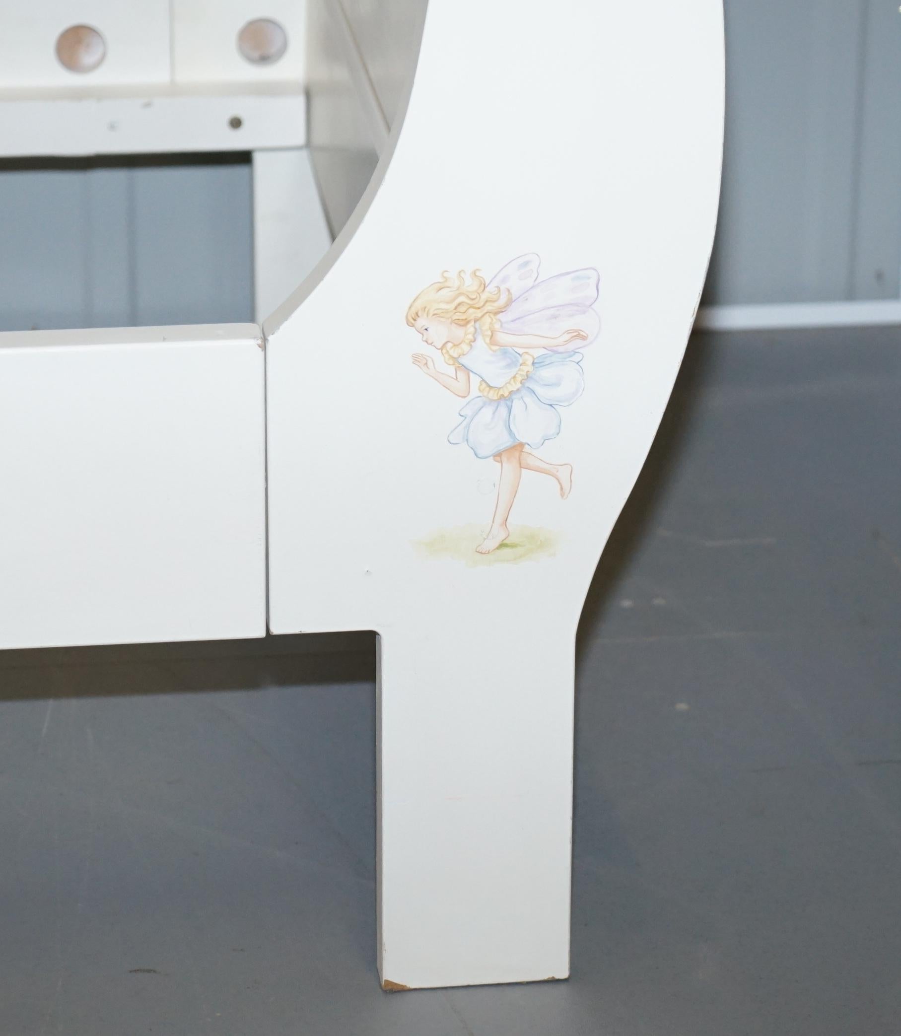Dragons of Walton Street Chelsea Hand Painted Girls Bed Frame 8