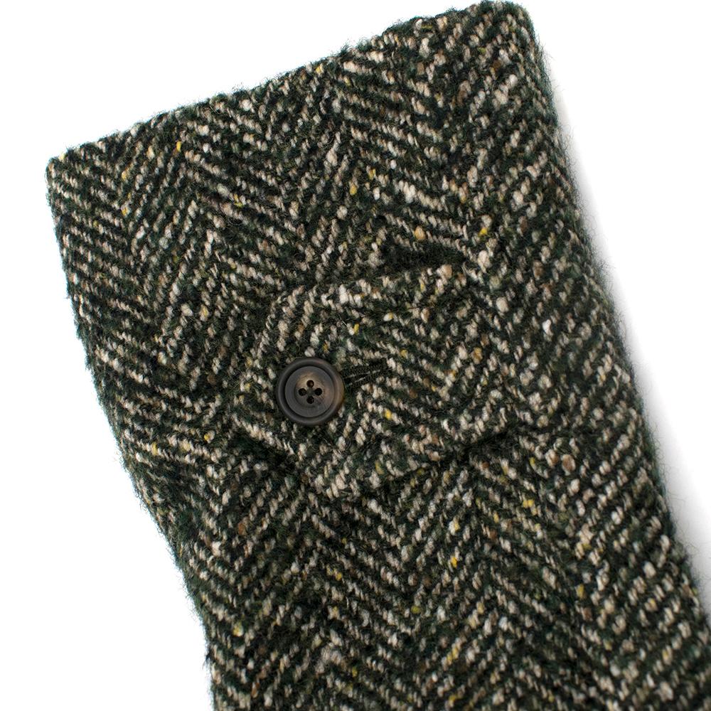 Drakes' Men's Tweed Wool Coat	Size 40 In Excellent Condition In London, GB
