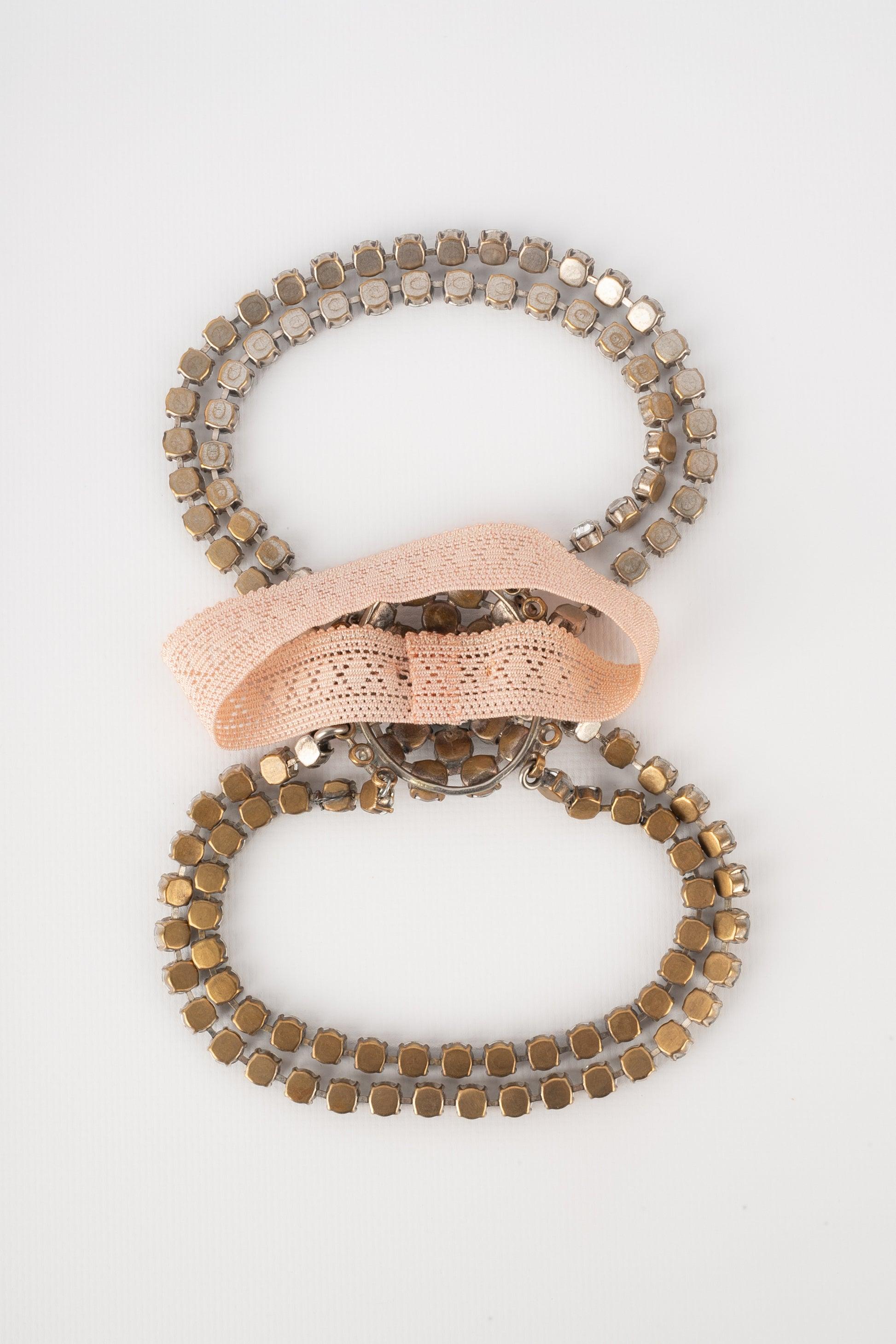 Dramatisches Armband mit Perlen, 1920er-Jahre Damen im Angebot