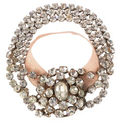 Drama Arm Bracelet with Rhinestones, 1920s