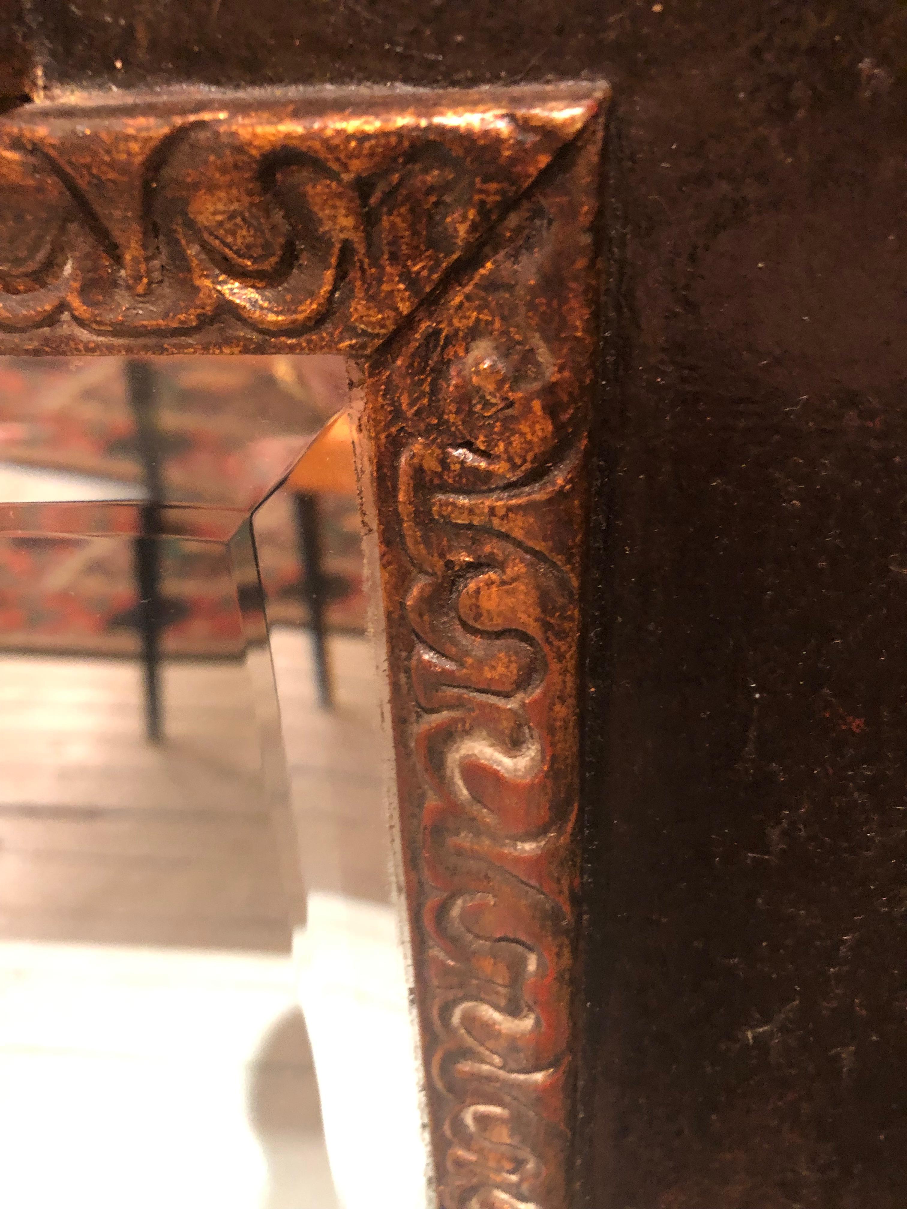 Neoklassizistischer Trumeau-Spiegel in Schwarz und Gold im neoklassischen Stil im Zustand „Gut“ im Angebot in Hopewell, NJ