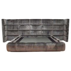 Used Dramatic Custom King Bed Frame from Beverly Hills Estate