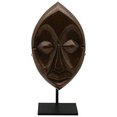 Dramatic Mid-Century Modern Cubist Mask