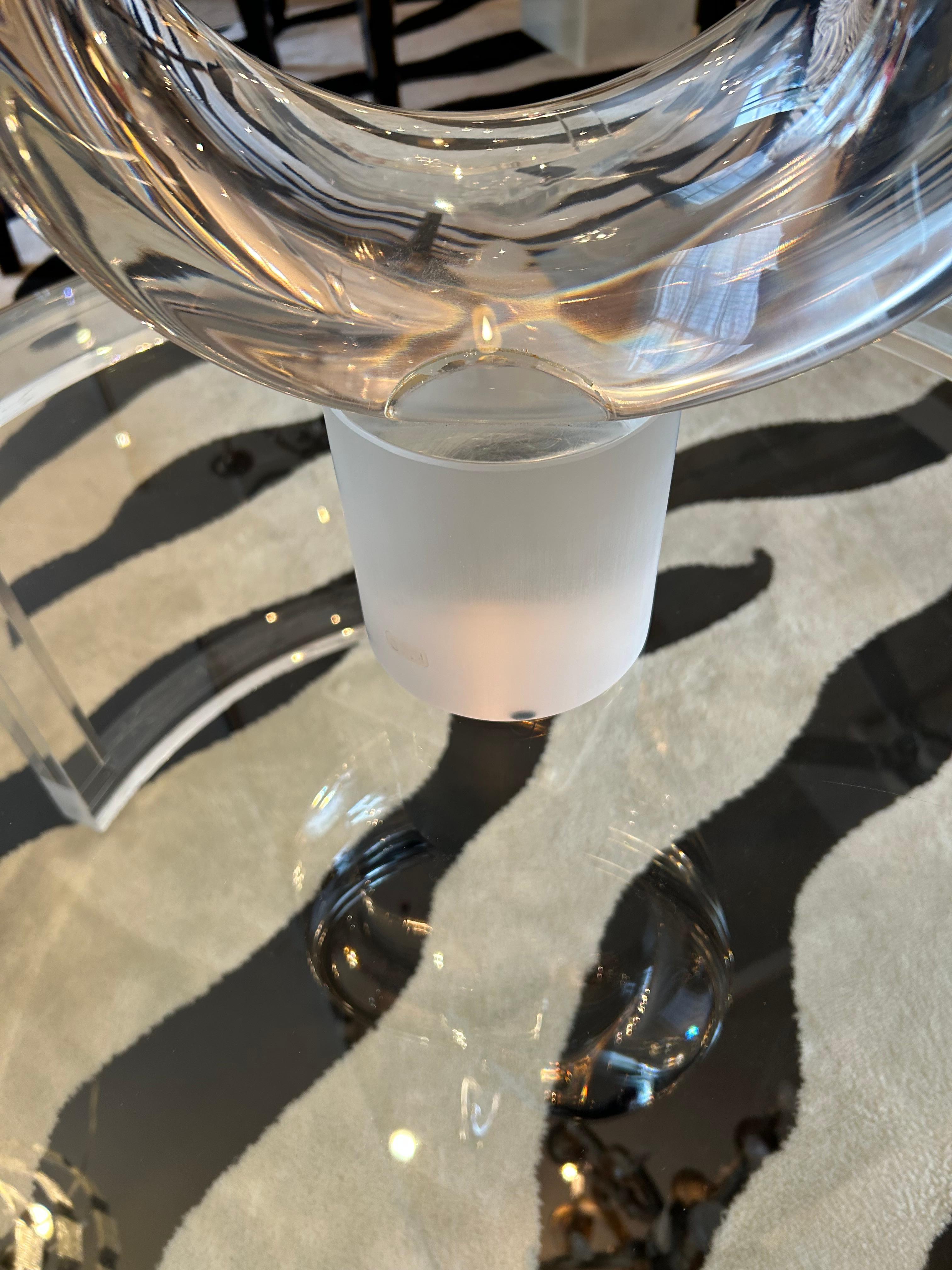 Dramatische Murano Glas Abstrakte Skulptur Dante's Flamme (Ende des 20. Jahrhunderts) im Angebot