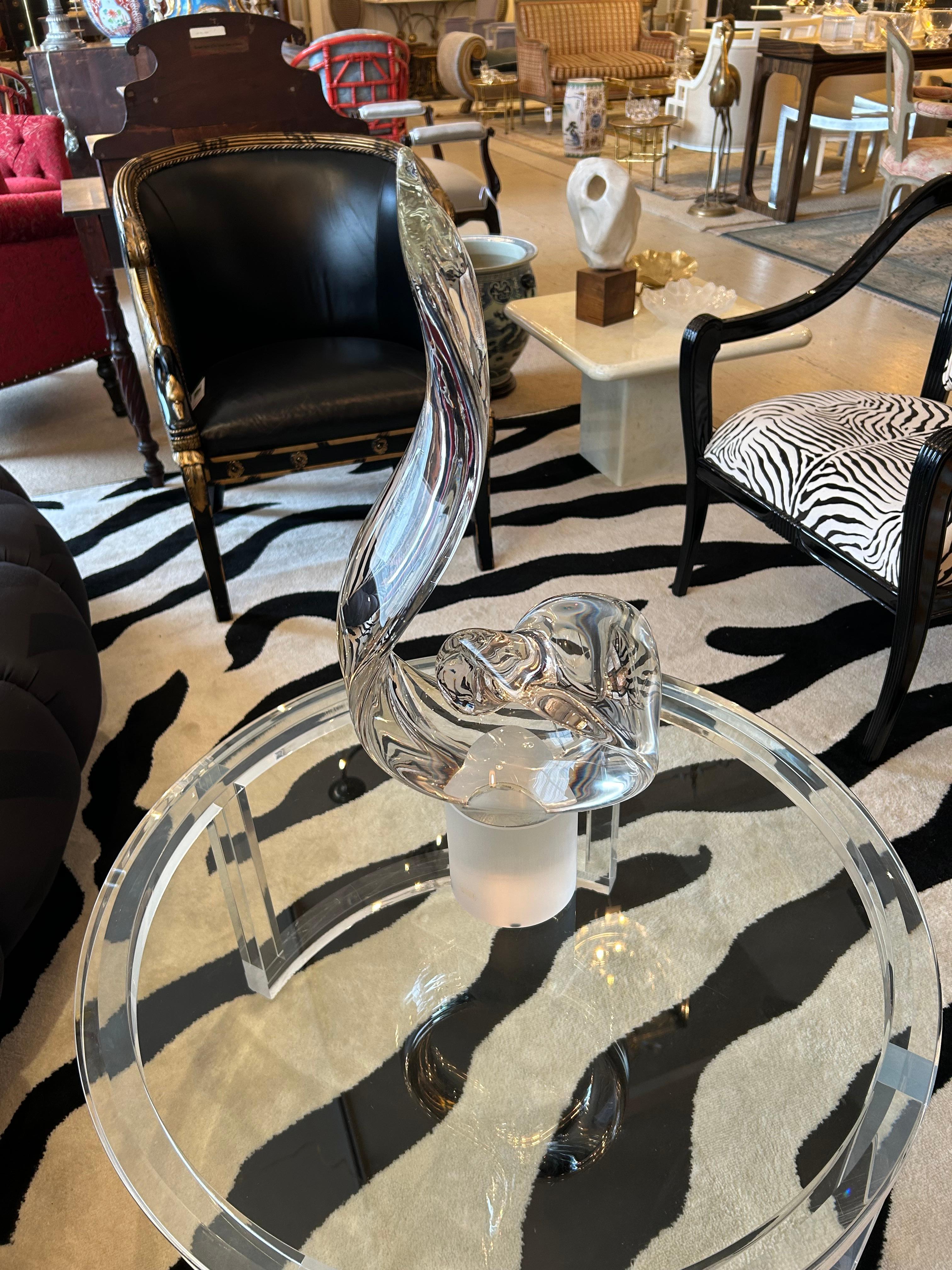 Dramatische Murano Glas Abstrakte Skulptur Dante's Flamme (Glaskunst) im Angebot