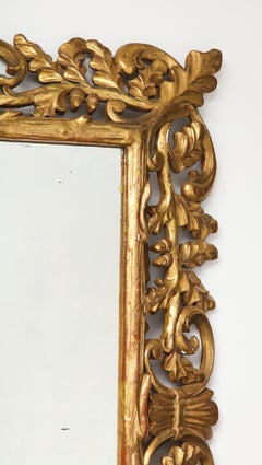 Dramatic "Oak Tree" Baroque Style Gilt Wood Mirror
