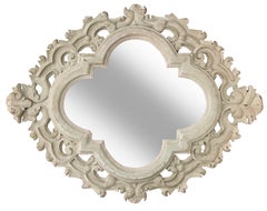 Large Italian Hand-carved Ornate Mirror