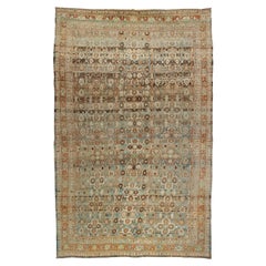 Dramatic Oversize Antique Persian Bidjar Carpet