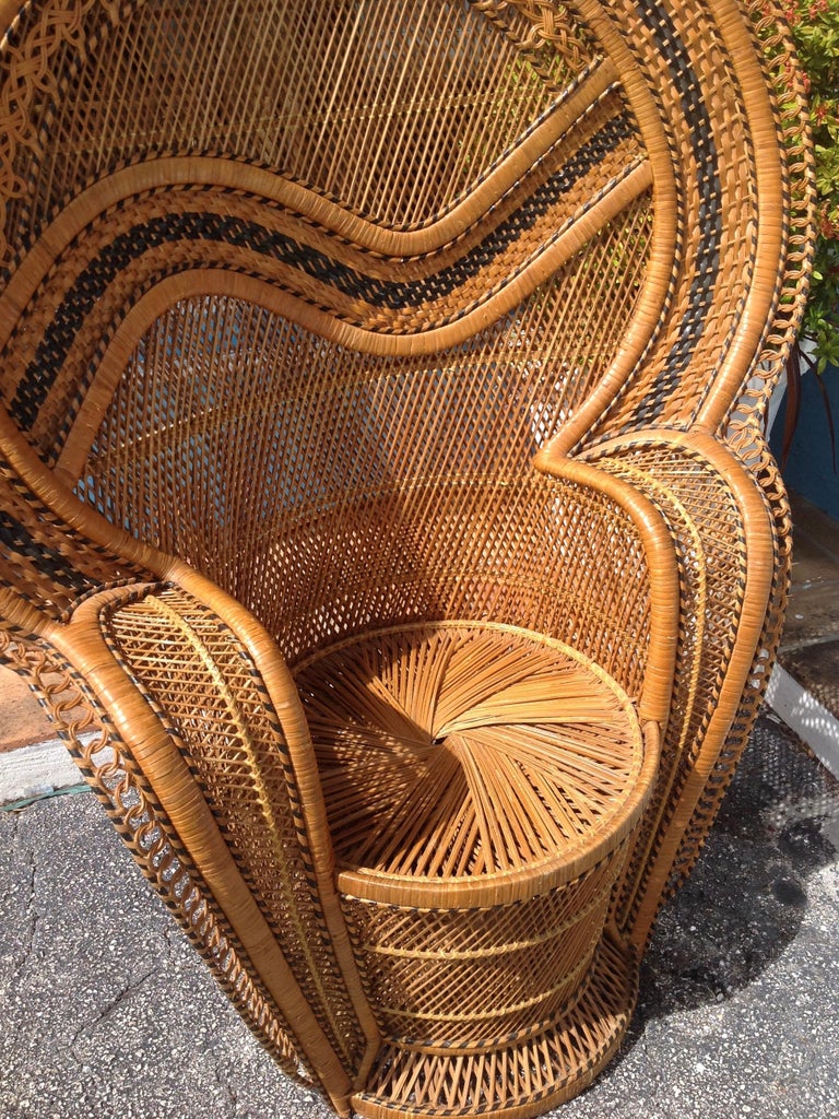 Dramatic Peacock Chair at 1stDibs