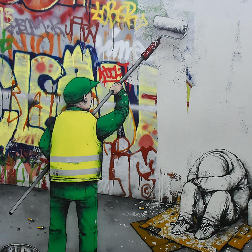 Ville Propre - Print Contemporáneo de dran