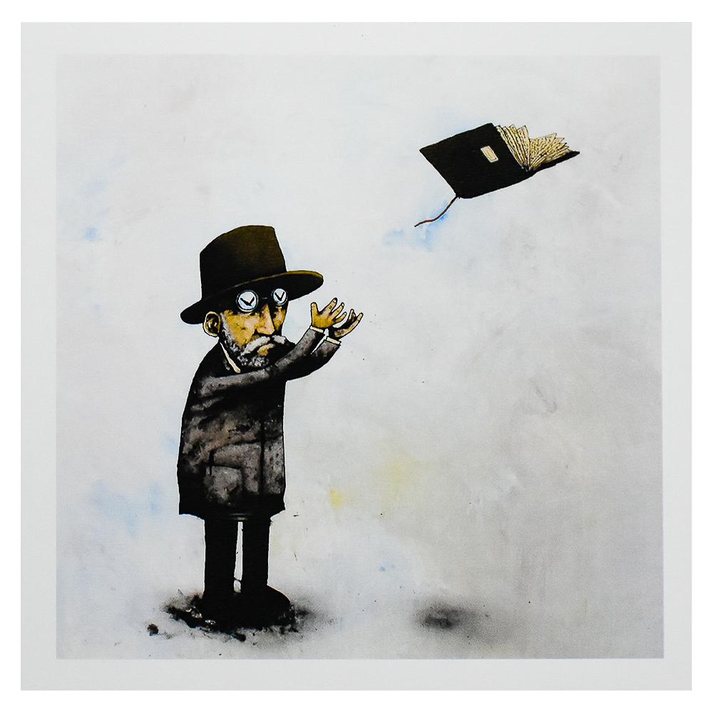 Charming and pensive print by Dran depicting a book flying away.
Exclusively available at the Dran surprise pop up event in Paris in December of 2016.
Limited number of prints were released. Some in varying size
Dran signature stamped on reverse