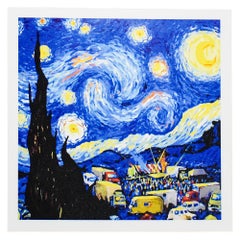 DRAN STARRY NIGHT IN SOUTH WEST OF FRANCE (Print Pop Up Exclusive de Paris)