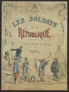 Les Soldats de la République - Lithographie von Draner - 1871