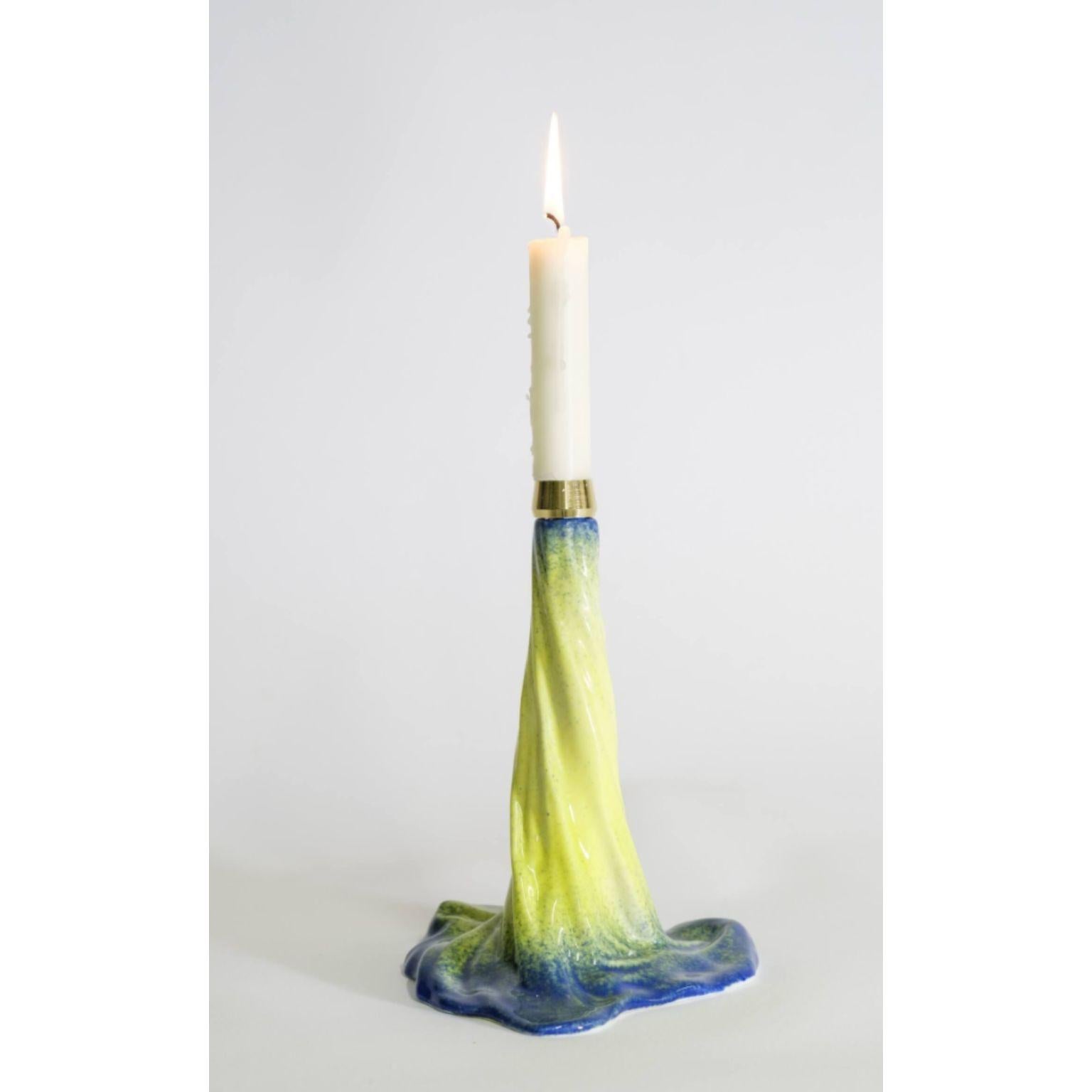 Post-Modern Drape Candle Holder by Mydriaz For Sale