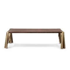 Table de salle à manger Drapé - Luxury Modern Contemporary Sculptural Oak Designer Table