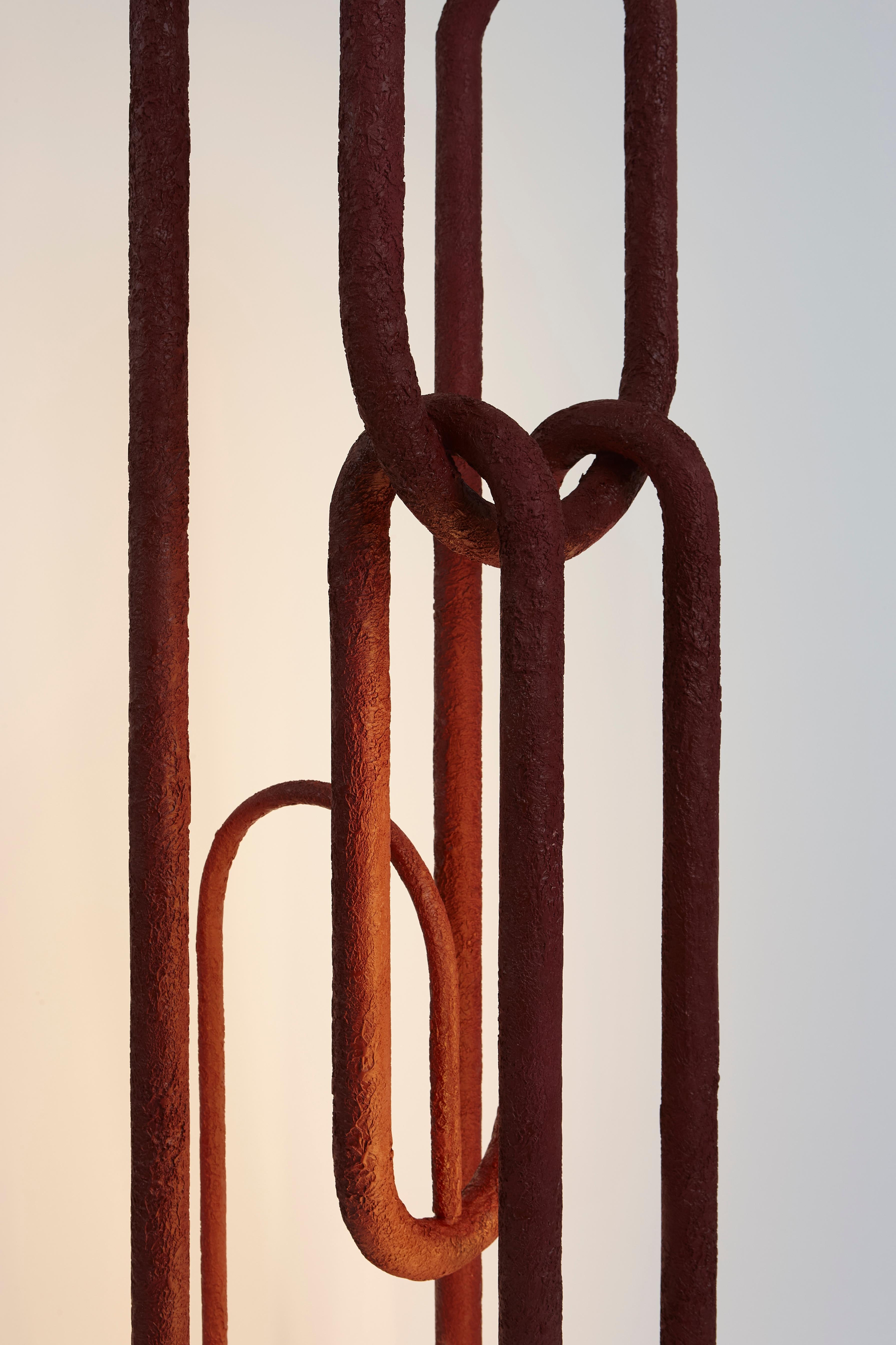 Lebanese Drape Floor Lamp by Studio Bazazo For Sale