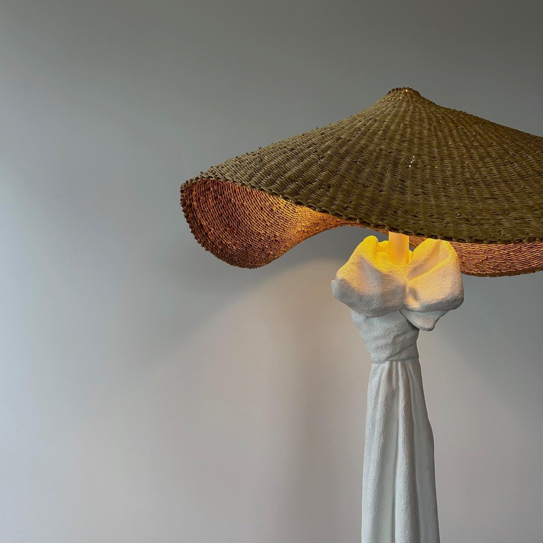 Drape Floor Lamp In Good Condition For Sale In Los Angeles, CA