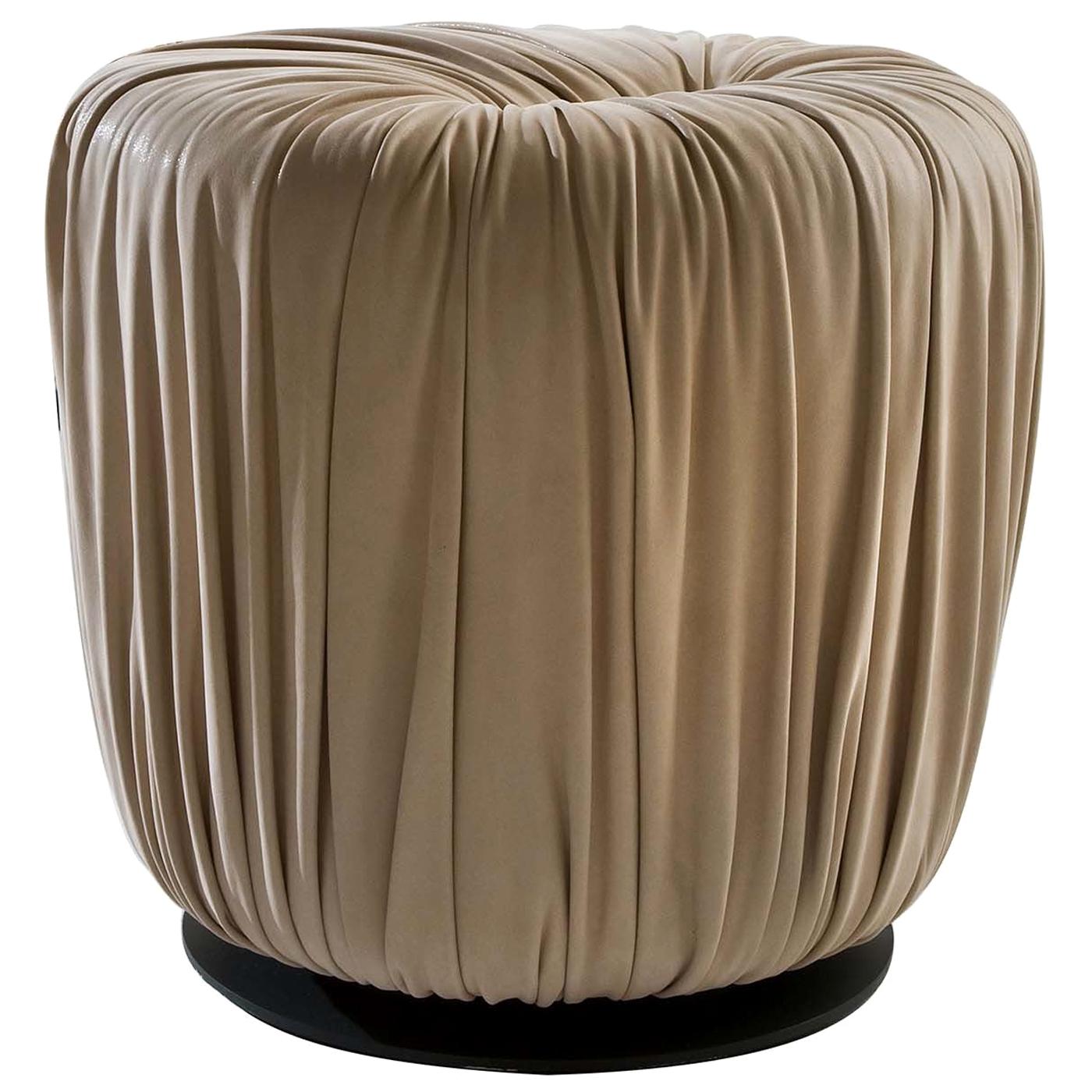 Drapè Pouf by Bartoli Design For Sale