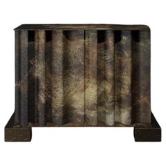 Drape Sideboard by Three One Four Studio, Carbon Fiber & Bronze