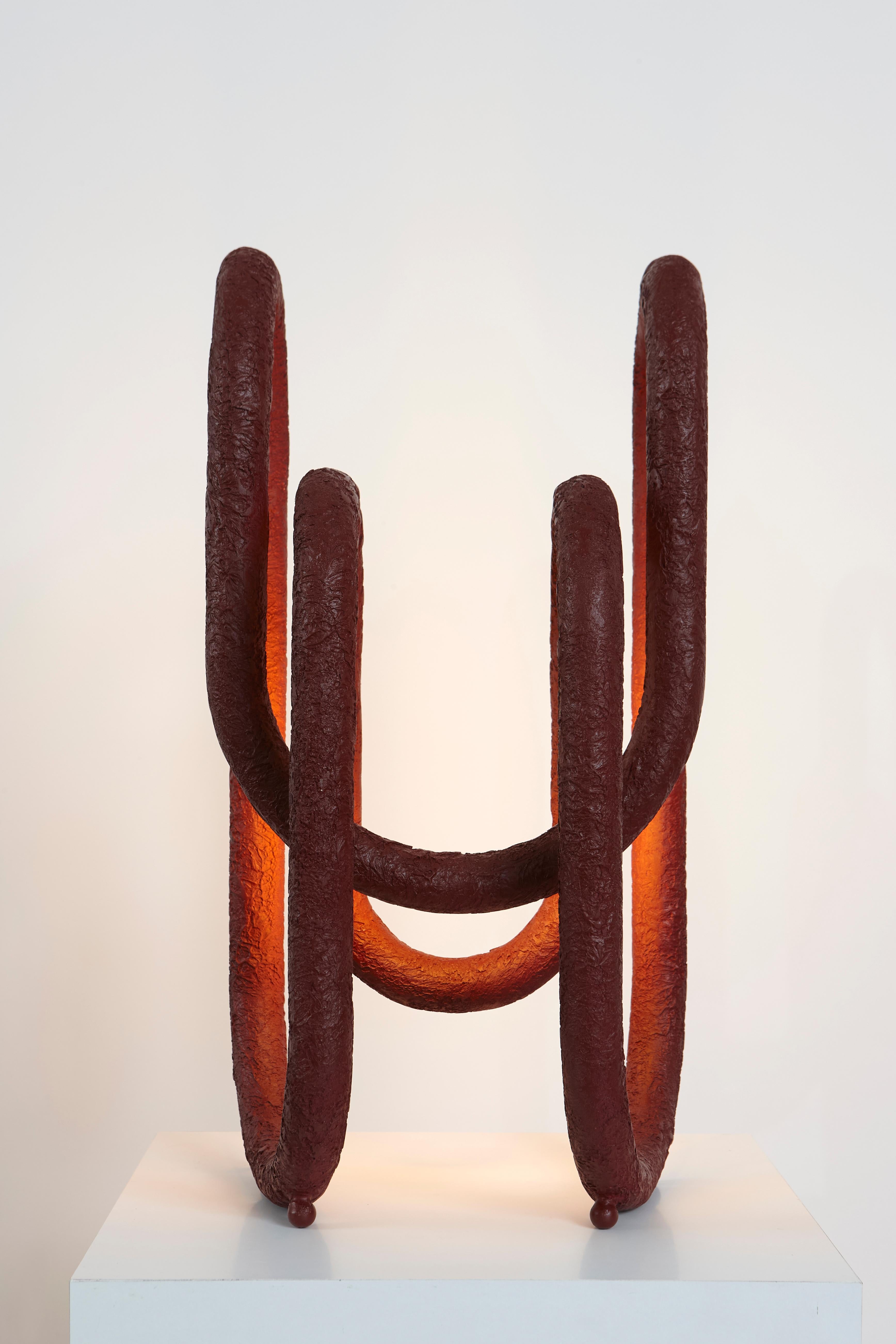 Post-Modern Drape Table Lamp by Studio Bazazo For Sale