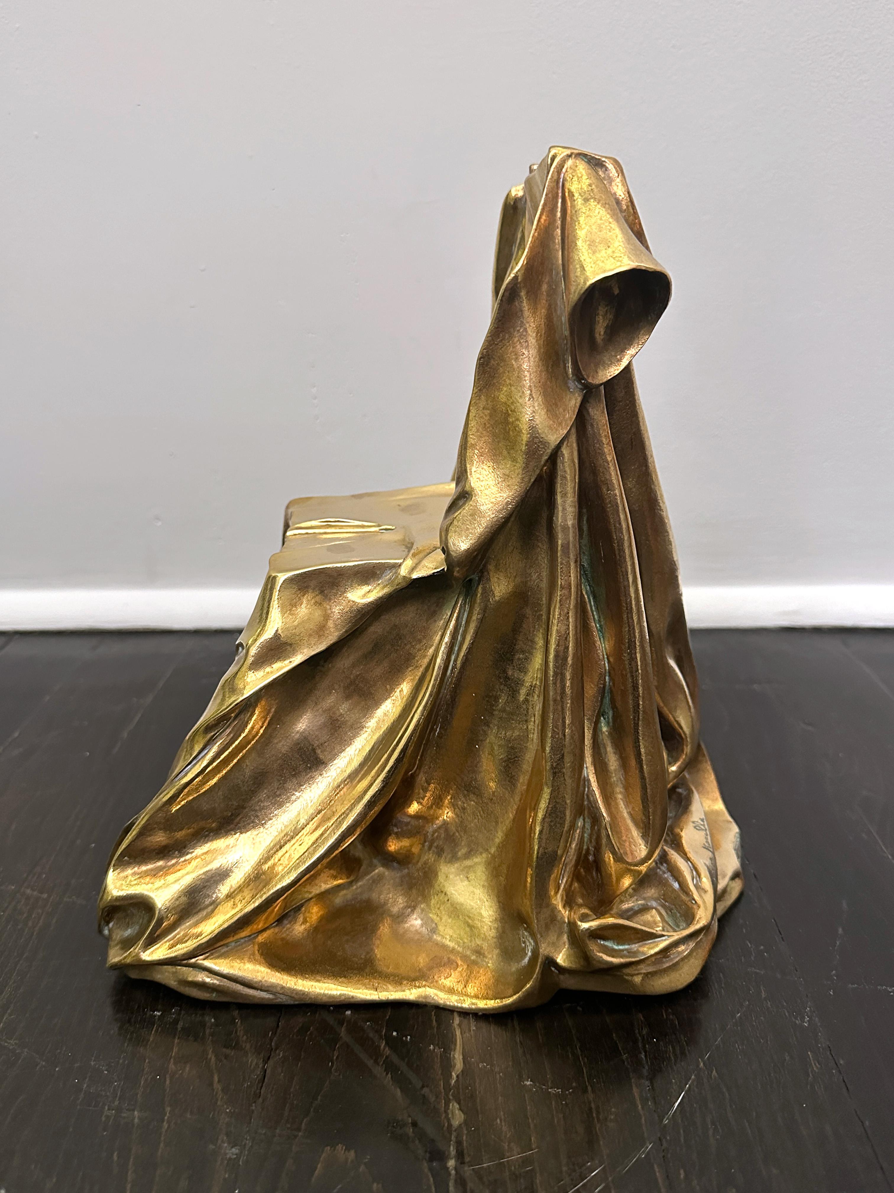 Greco Scultura in bronzo dorato 