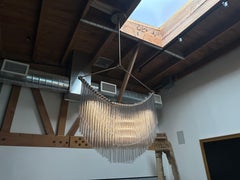 Draped Glass Fringe Chandelier