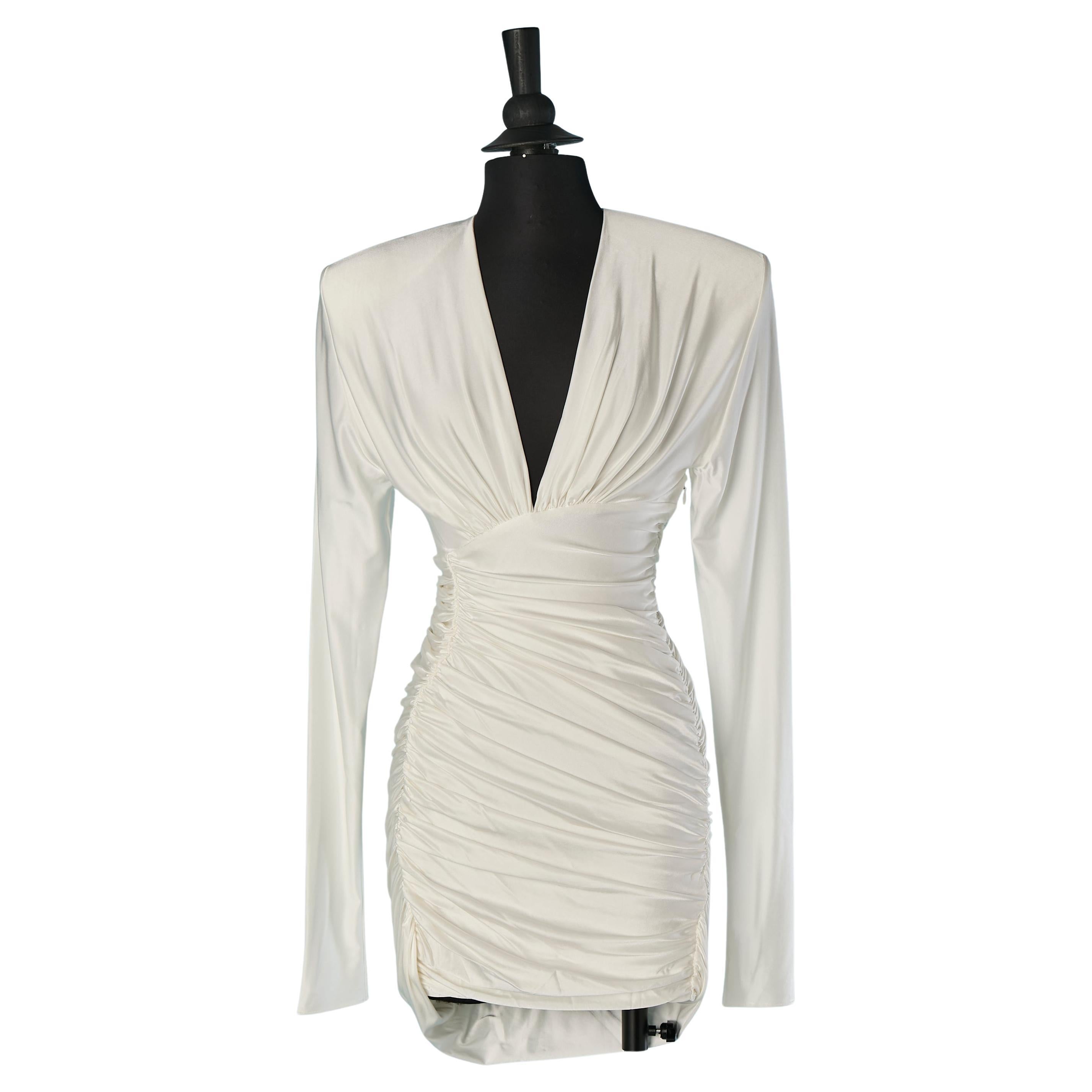 Minivestido drapeado de punto ALEXANDRE VAUTHIER
