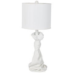 Draped Plaster Lamp, Style of John Dickinson