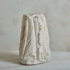 Draped Stone Sculpture, France 1900s