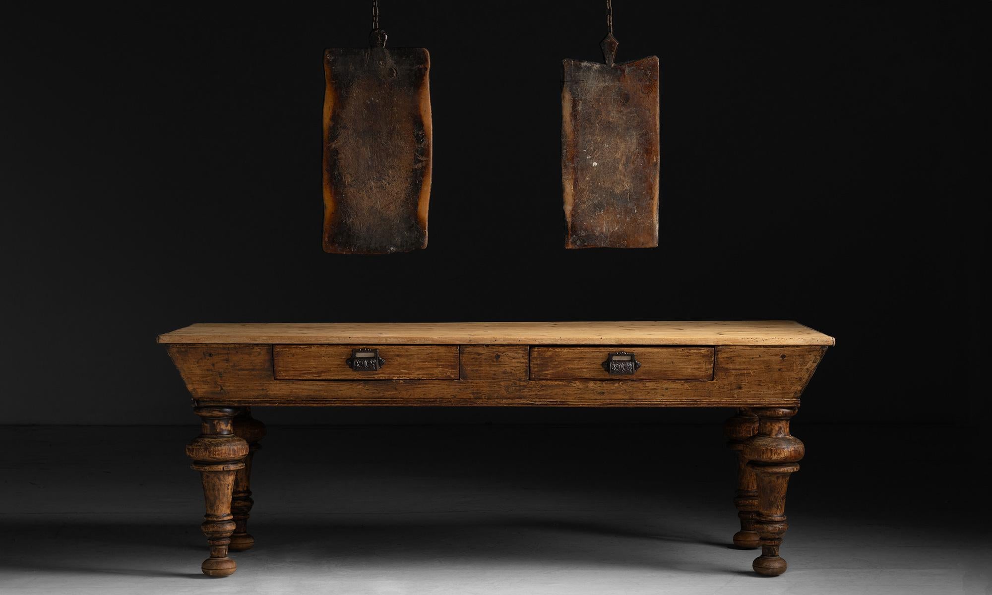 French Draper’s Table, France circa 1860 For Sale