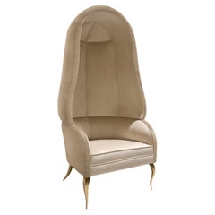 Drapesse Fabric Back Chair
