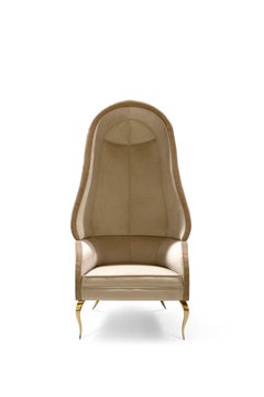 Silla con Respaldo de Piel Drapesse