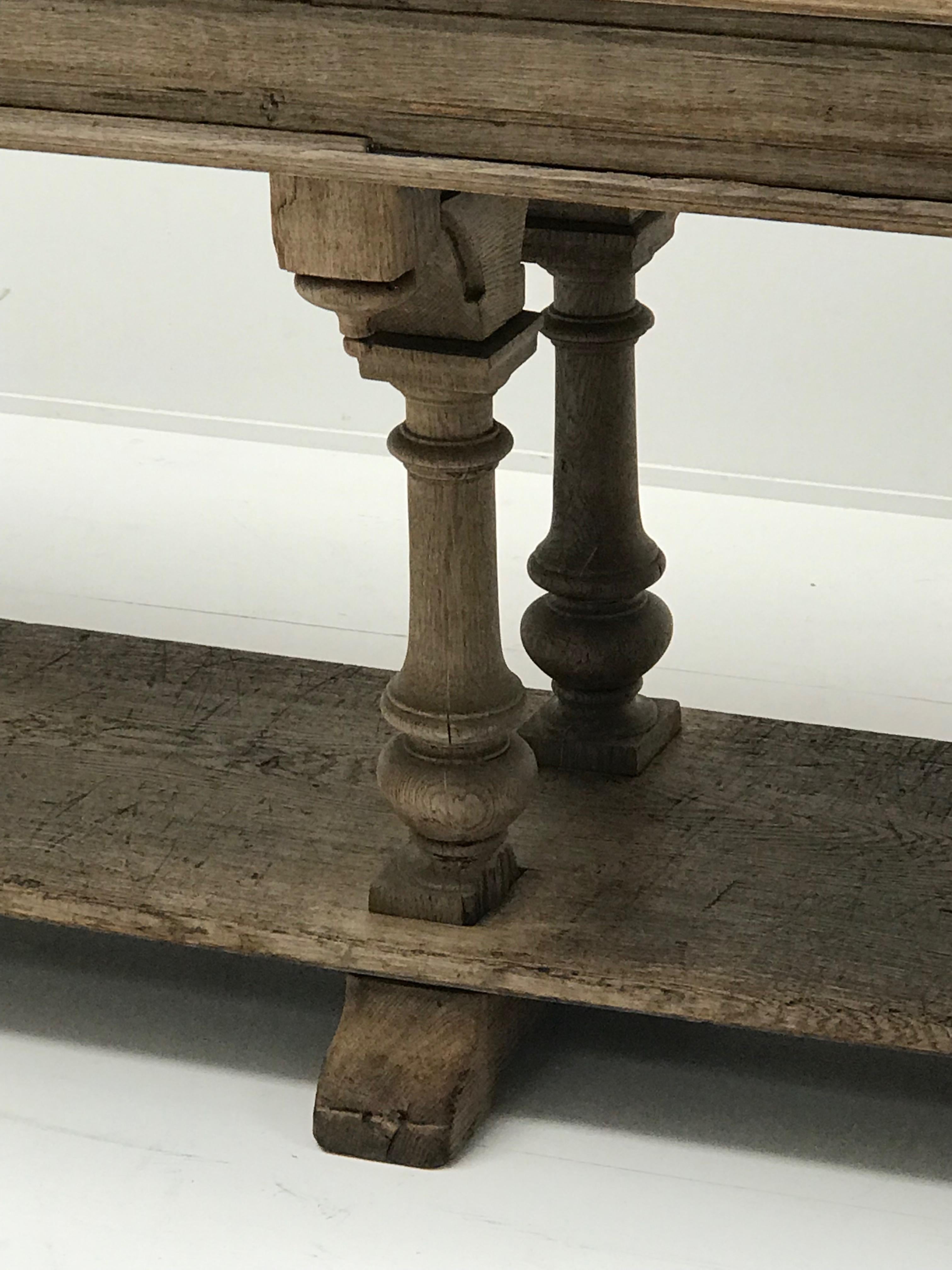 19th Century Drapiers Table in Beachead Oak