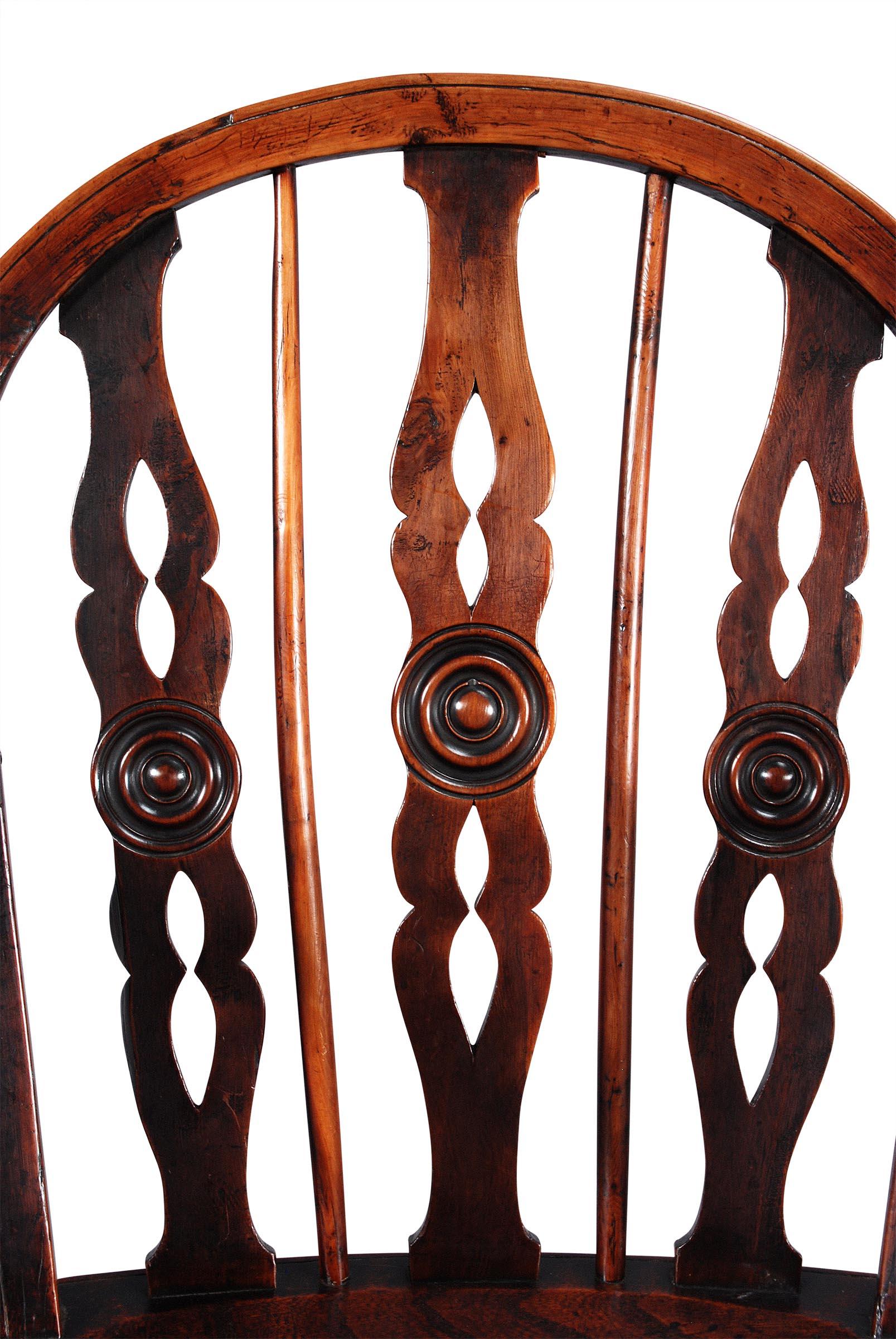 English Draught-Back Windsor Armchair For Sale