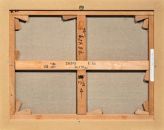 Zeichnung auf Papier und Leinwand von Dado 1962