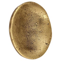 Tiretto in ottone massiccio: design arrotondato e ispirazione naturale ø 8 cm