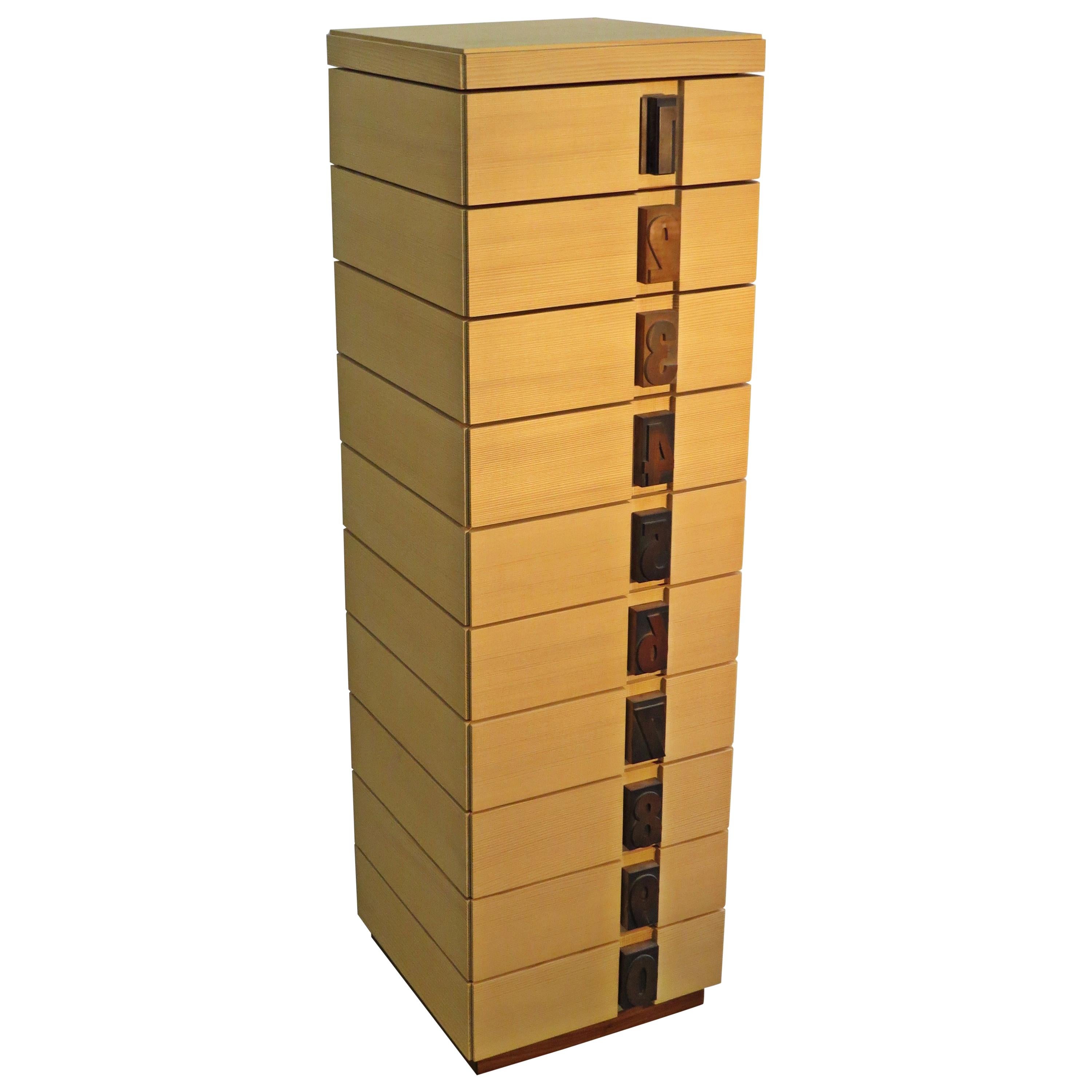 Drawer Tower "Excel" Solid Wood For Sale