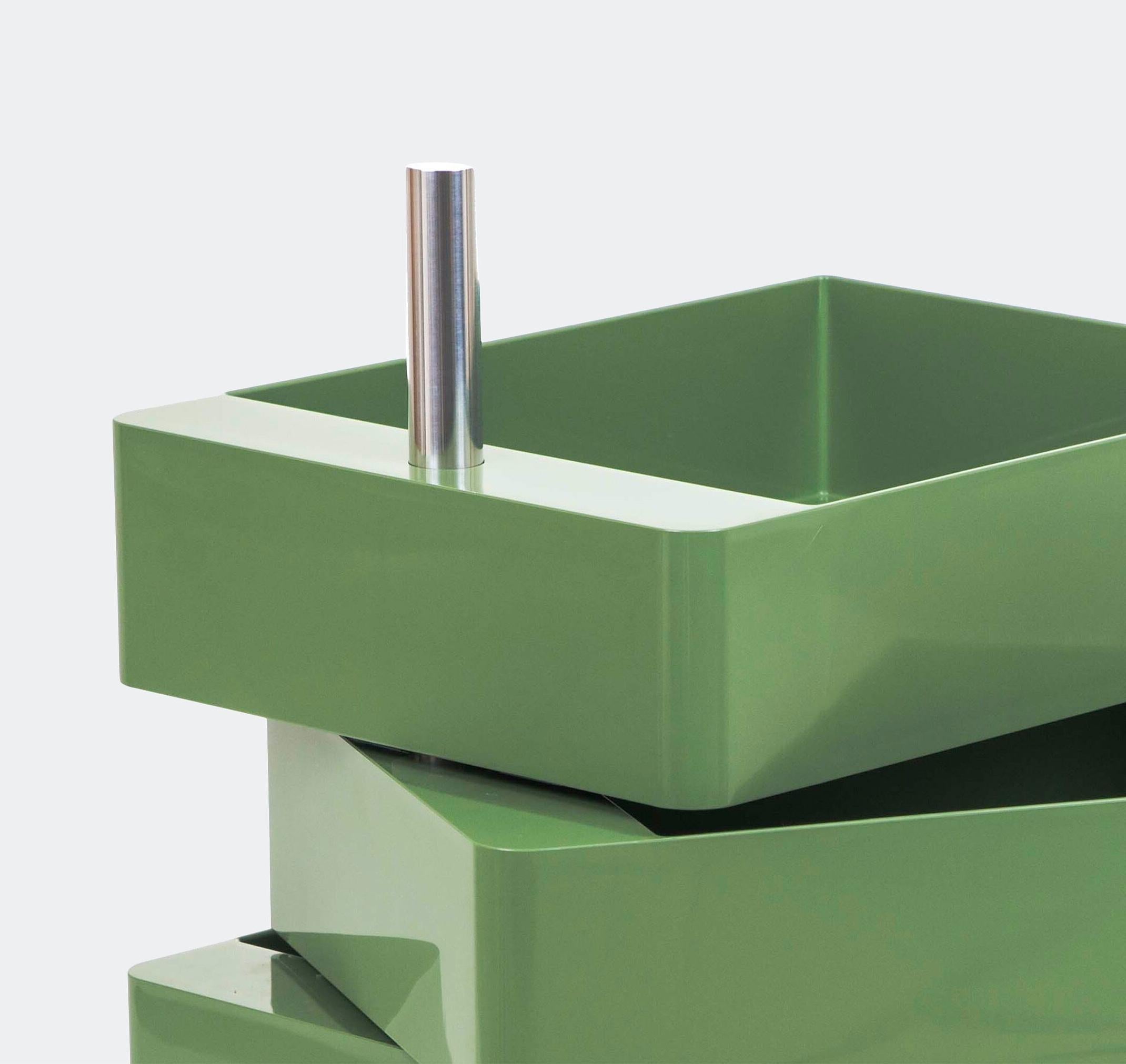 Italiano Cassettiera su ruote Magis 360° design Konstantin Grcic - 5 cassetti - Verde in vendita