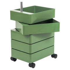 Cassettiera su ruote Magis 360° design Konstantin Grcic - 5 cassetti - Verde Cassettiera su ruote Magis 360° design Konstantin Grcic - 5 cassetti - Verde