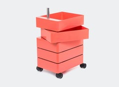 Drawer unit on wheels Magis 360° design Konstantin Grcic - 5 drawers - Pink