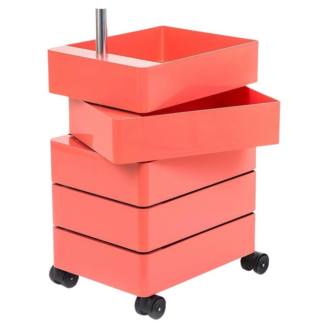 Drawer unit on wheels Magis 360° design Konstantin Grcic - 5 drawers - Pink